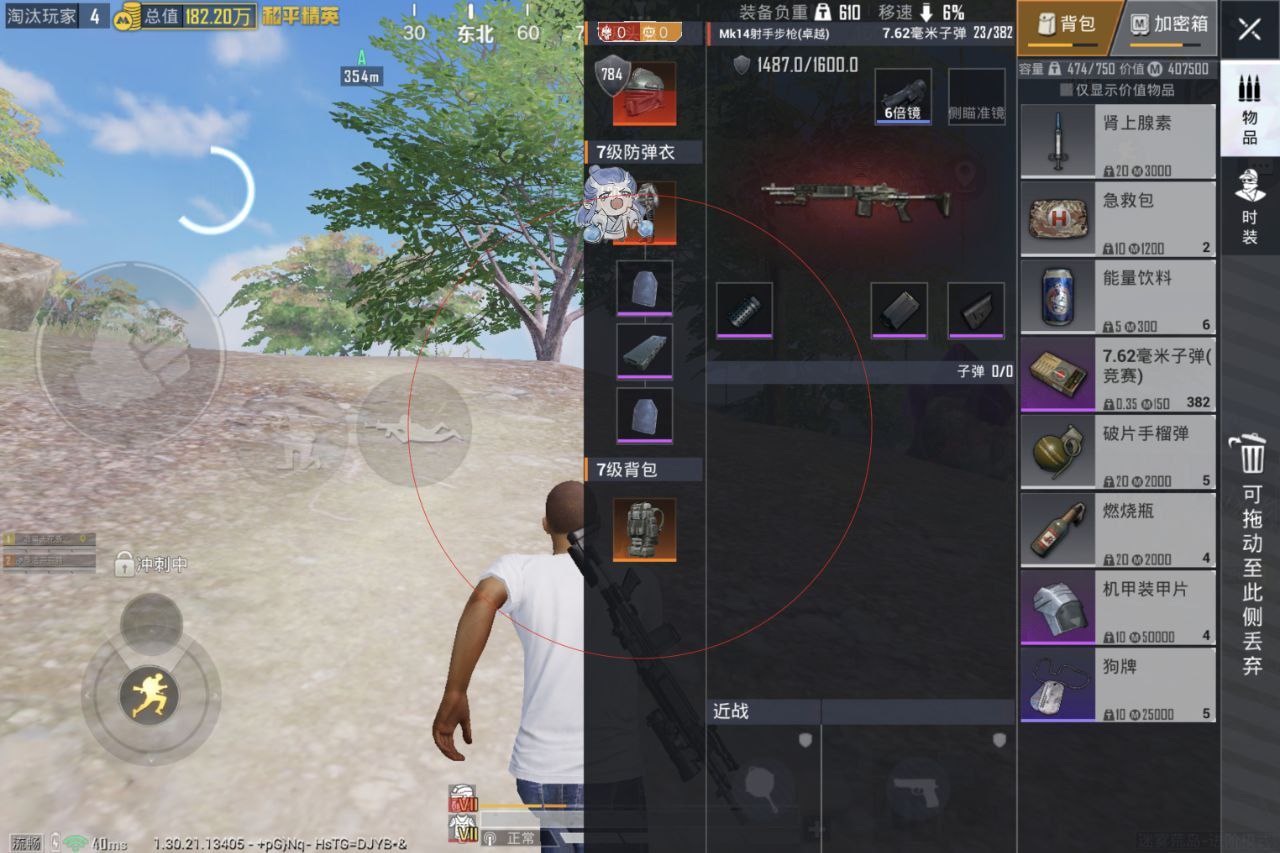 和平精英鹤临辅助实测：轻量版透体描边，低配置机型适配工具